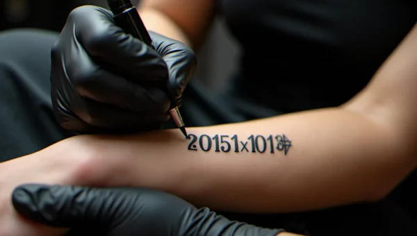 Tatouage avec date de naissance : idées et conseils