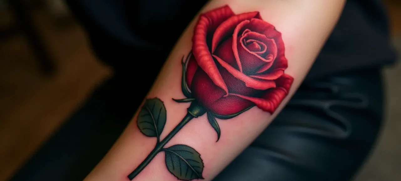Tatouage avec une rose : styles, symboliques et conseils