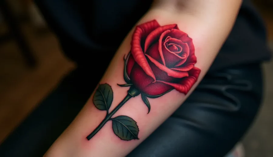 Tatouage avec une rose : styles, symboliques et conseils