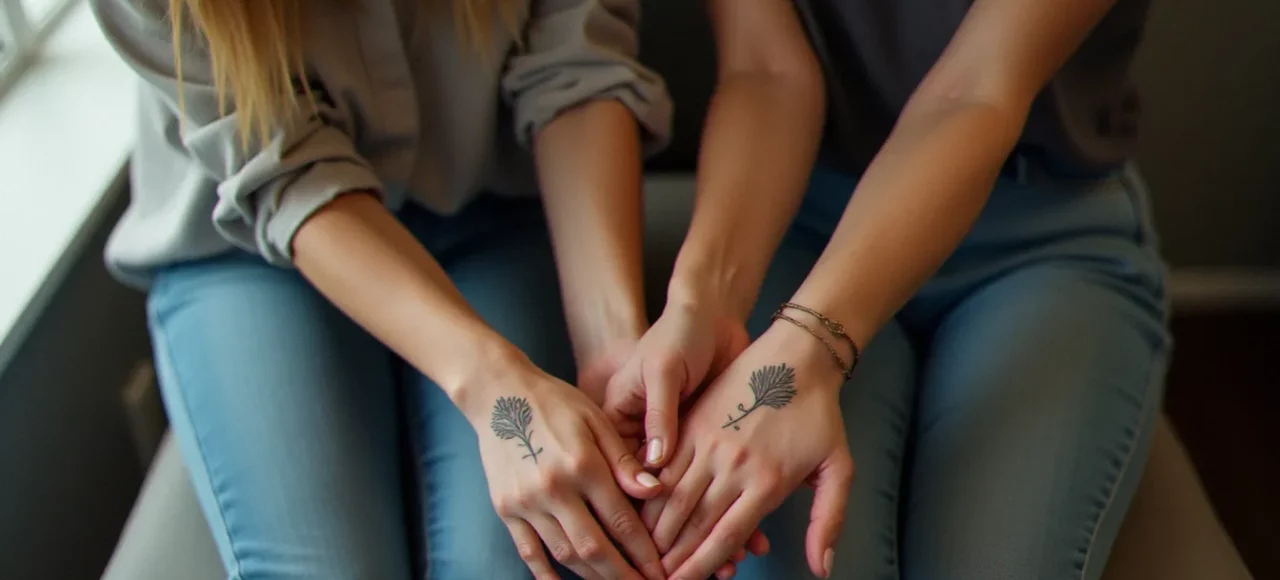 Tatouage entre les siens : signification, idées et conseils