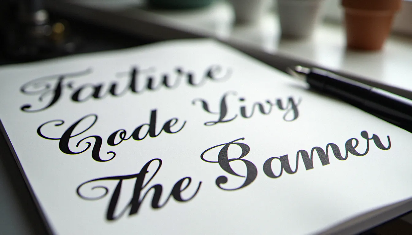 Croquis de typographies pour tatouage prénom enfant, différents styles de lettering présentés sur papier blanc dans un studio de tatouage