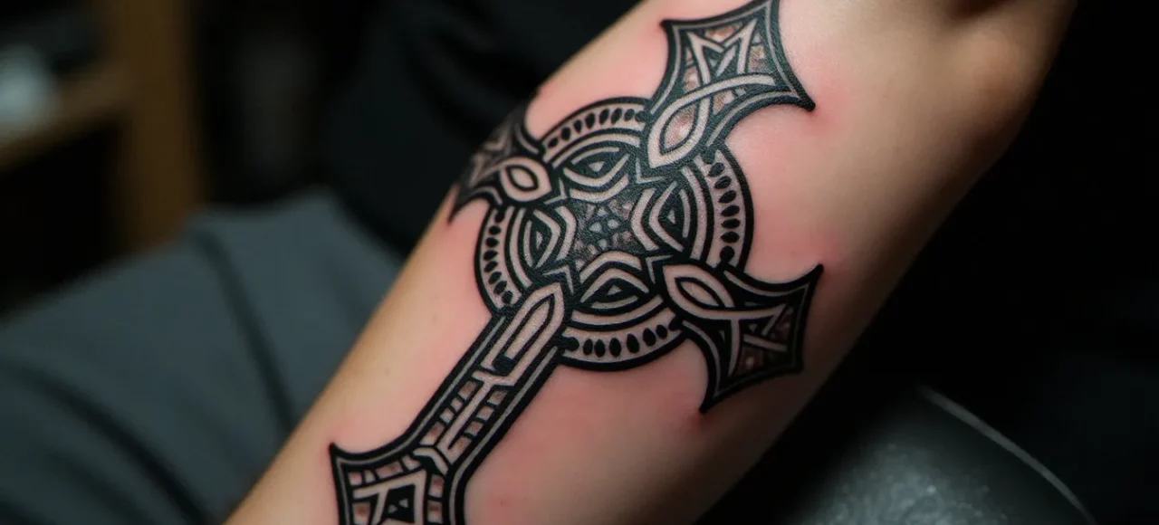 Tatouage avec une croix : significations et styles