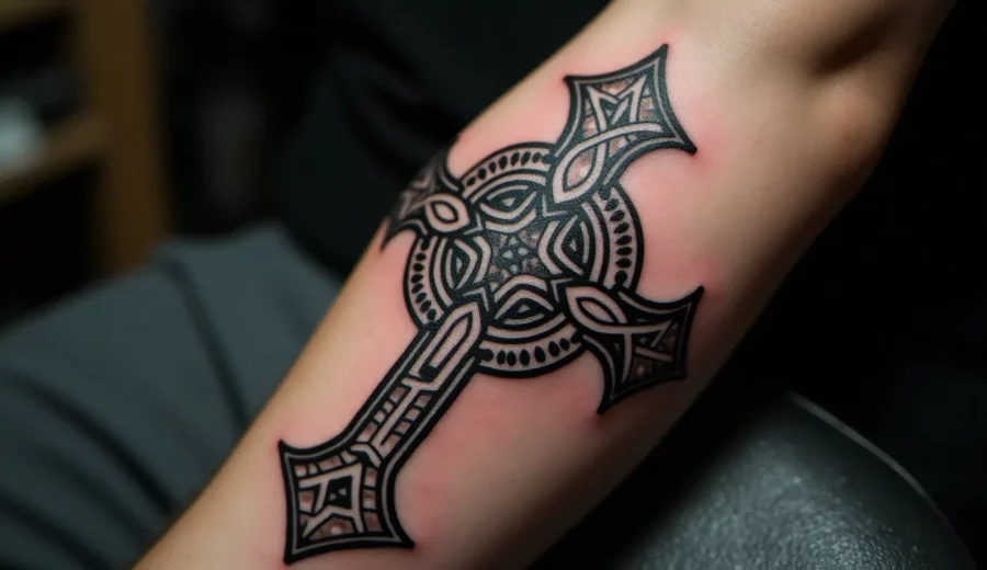Tatouage avec une croix : significations et styles