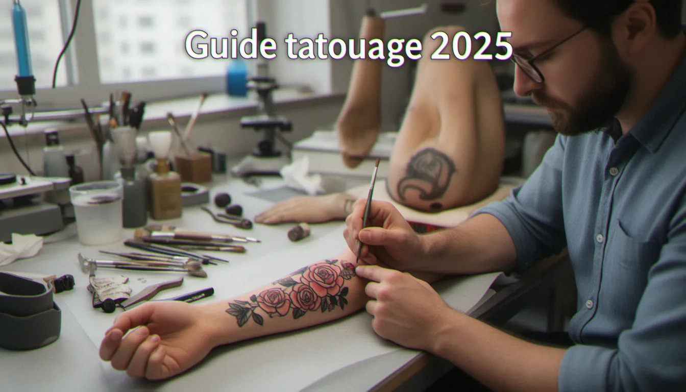 Illustration de guide tatouage 2025