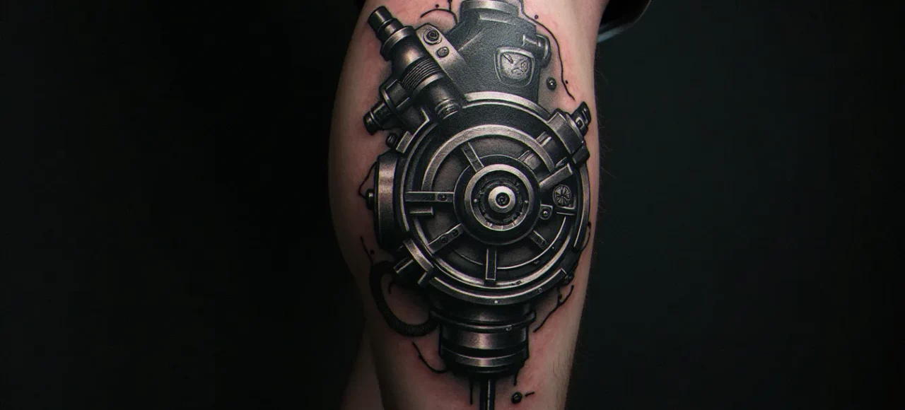 Tatouage biomécanique mollet : guide complet 2026