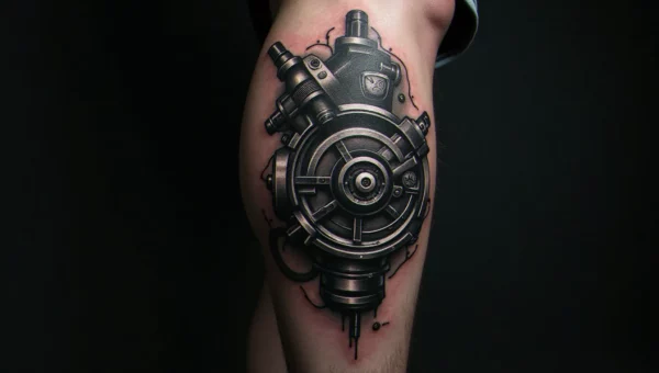 Tatouage biomécanique mollet : guide complet 2026