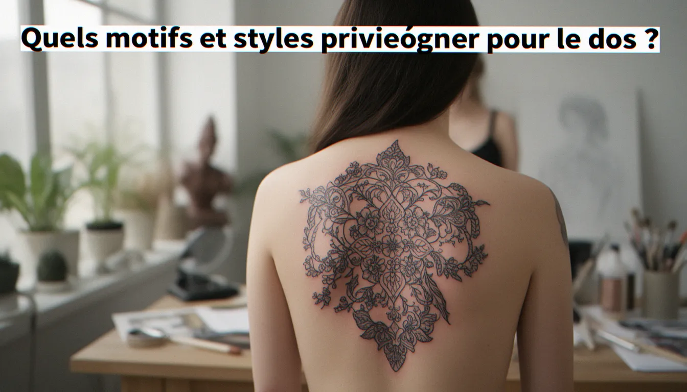 Quels motifs et styles privilégier pour le dos ? — tatouage dos femme