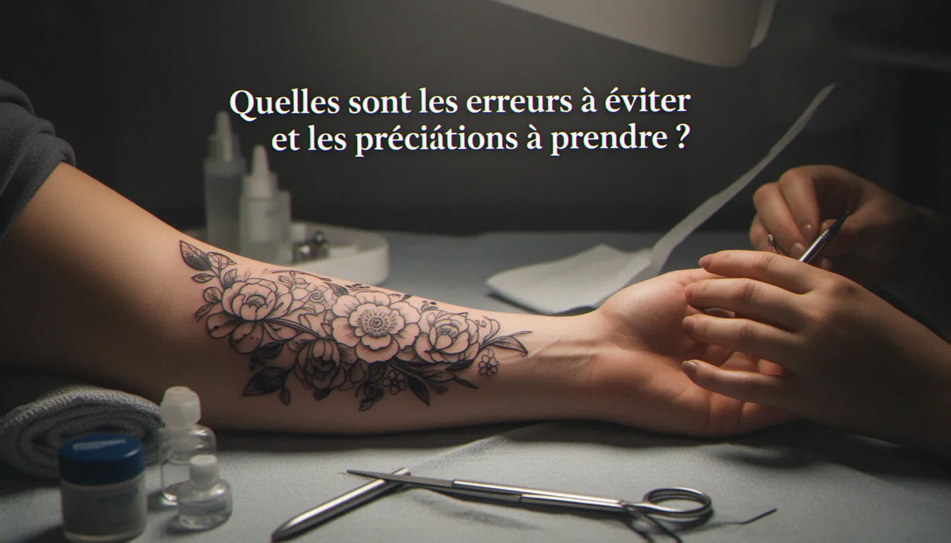 Quelles sont les erreurs à éviter et les précautions à prendre ? — tatouage sans rdv